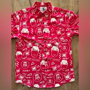 3/$90 BarStool Sports X Pink Whitney Hawaiian Button Down